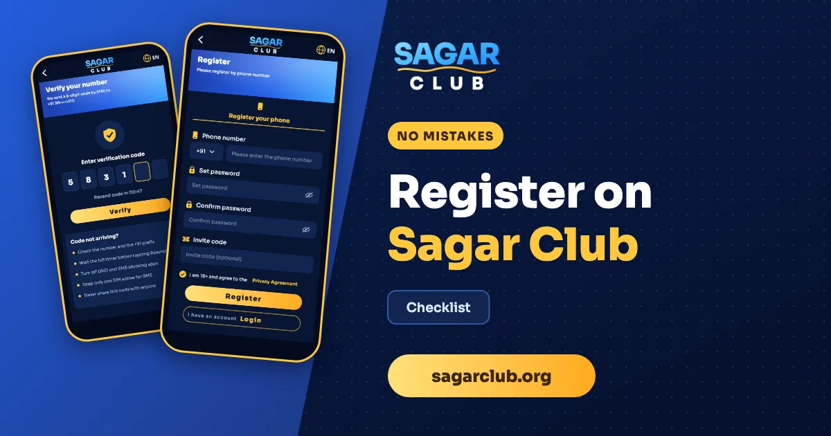 Sagar Club Register Checklist: Sign Up Without Mistakes